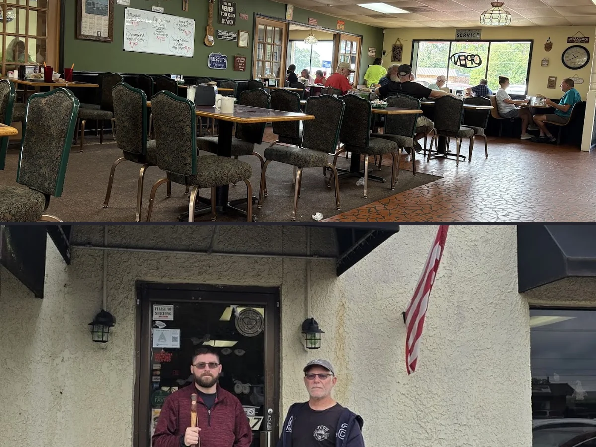 Warm breakfast served in a casual dining room
