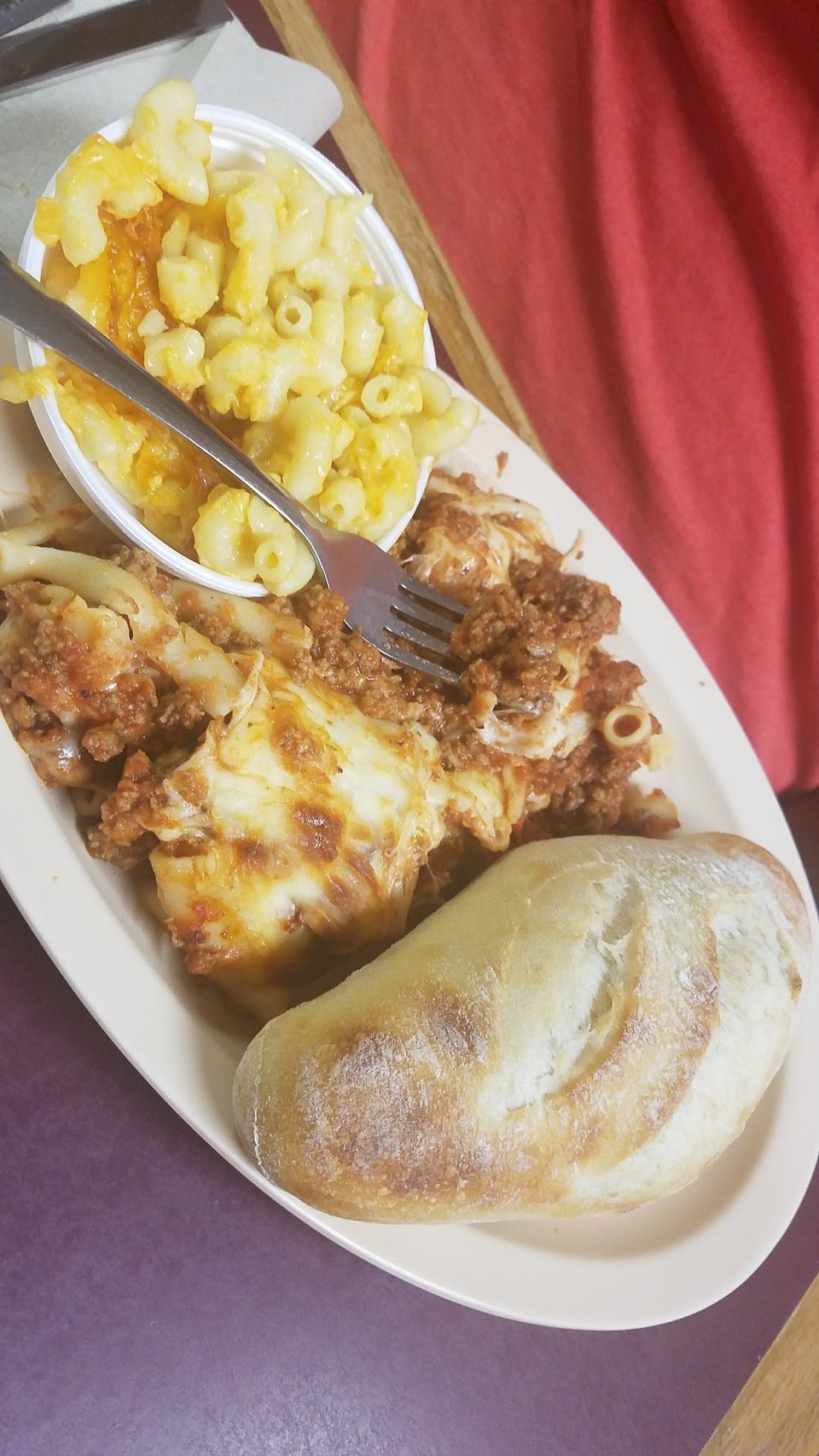 Restaurant menu showing eggs and toast options